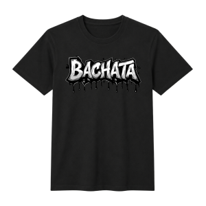T shirt braco noir bachata avant
