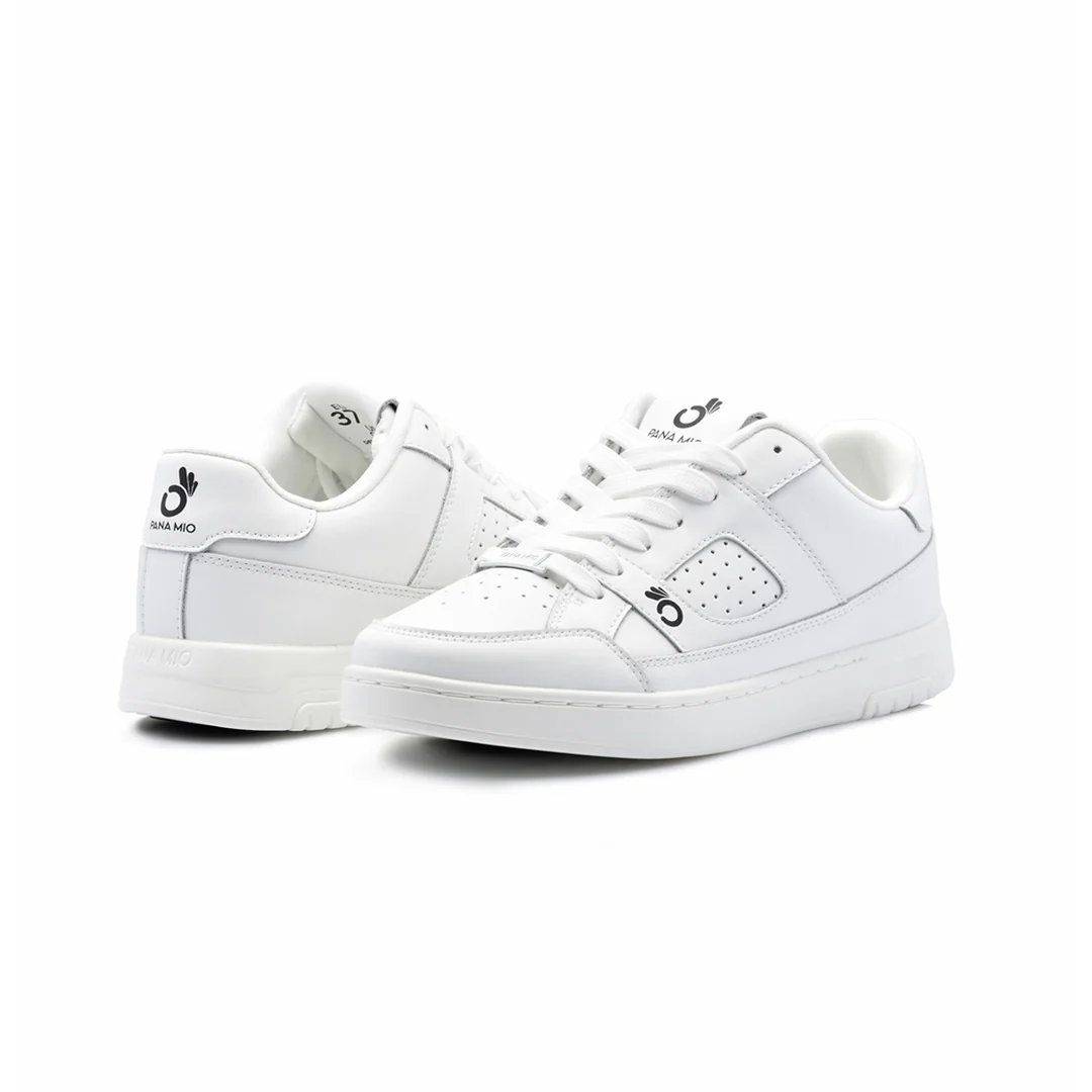 chaussure de danse panamio bachata zouk brésilien salsa kizomba blanches basses en cuir LEATHER